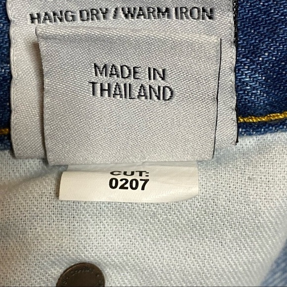 NWT Boyish Tommy High Rise Straight Leg Distressed Boyfriend Jeans Size 27 - Picture 9 of 16